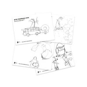 Kolorowanka "Przy wspólnym stole"